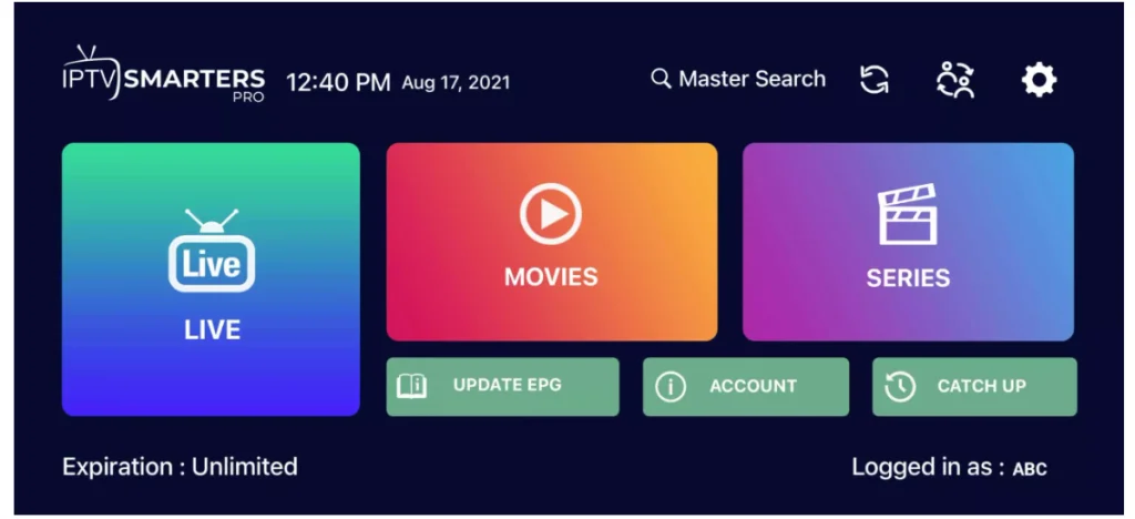 IPTV Smarters Live TV icon